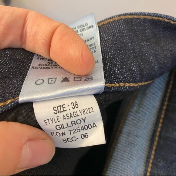 Joes jeans mens ASAGLY8222 dark wash Gilroy the rebel straight EUC-38x32 - Picture 14 of 14